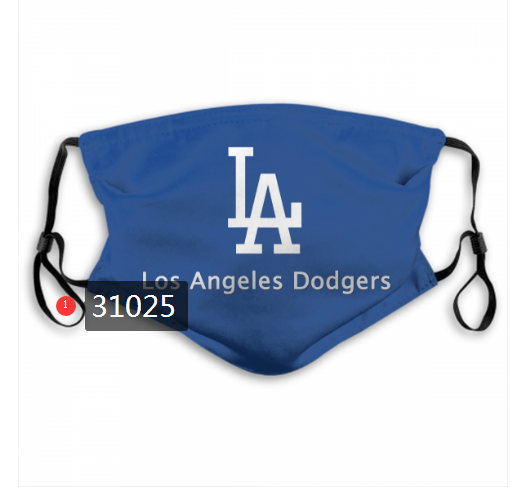 2020 Los Angeles Dodgers Dust mask with filter 58->mlb dust mask->Sports Accessory